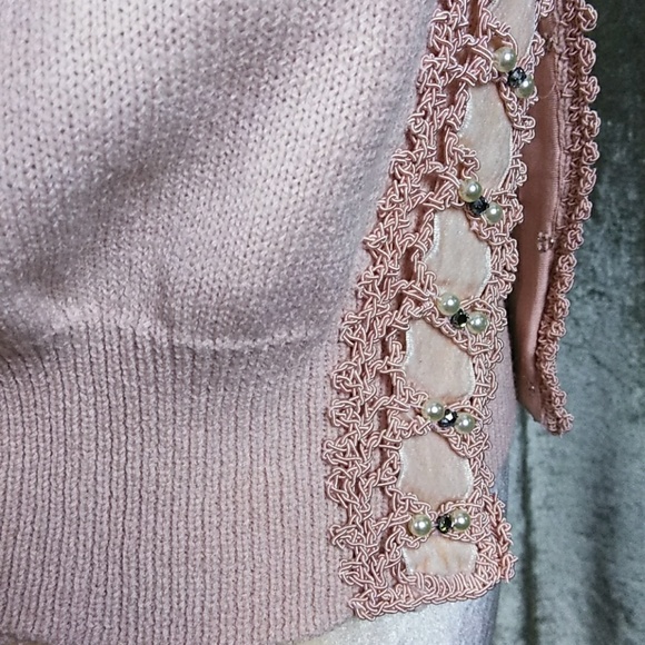 Andrea Jovine Blush Cardigan & Sweater Set - Picture 6 of 10